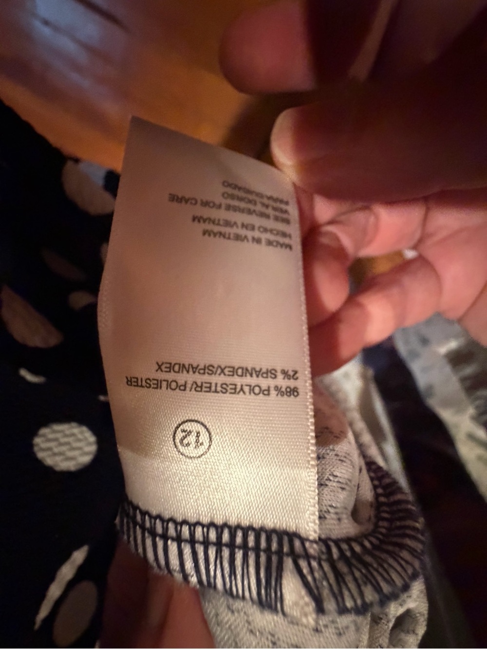 Shelby & Palmer Polka Dot Midi Dress with Striped Waist Detail - Picture 3 of 11